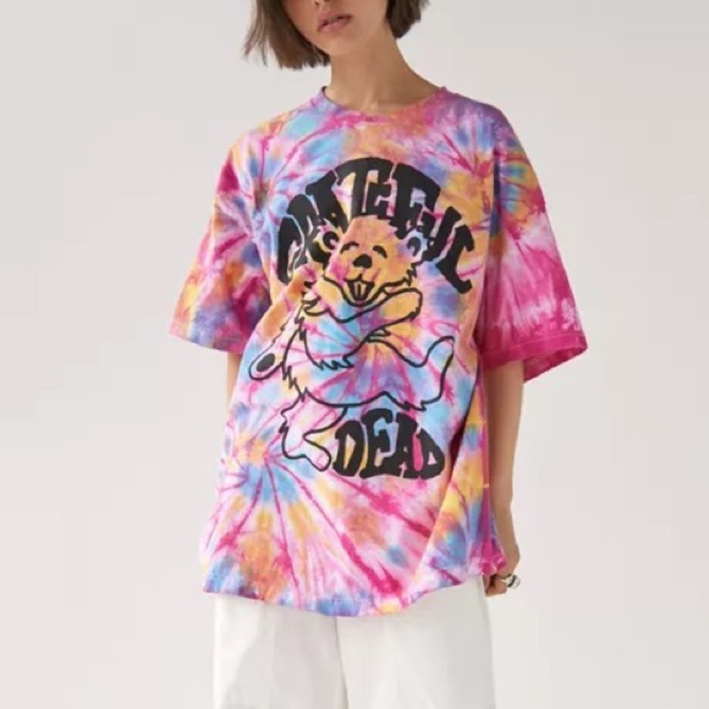 Grateful Dead Oversized Tie Dye T shirt Dress